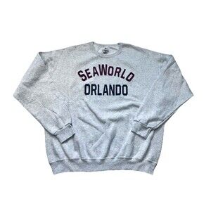 SeaWorld Orlando Sweatshirt Men XL Pullover Crewneck Fleece Collegiate 90s Style